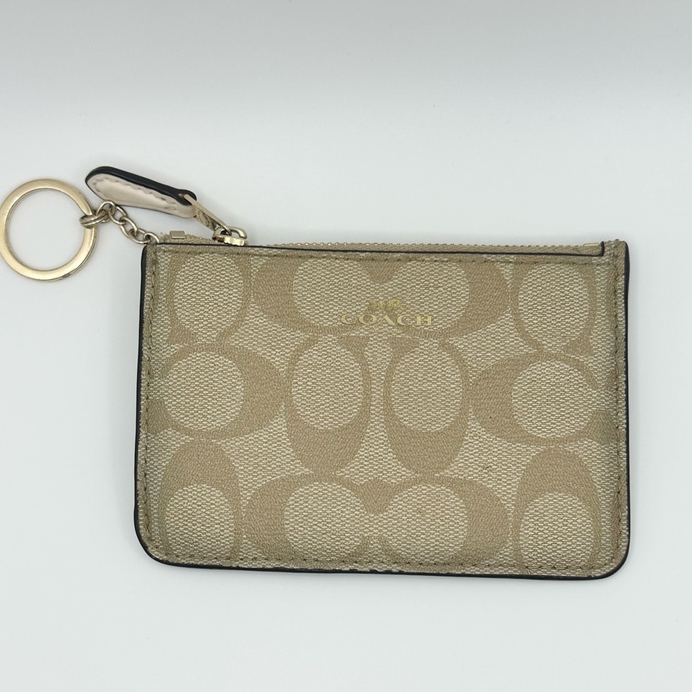 Coach Signature Key Holder / Change Wallet – Used Condition